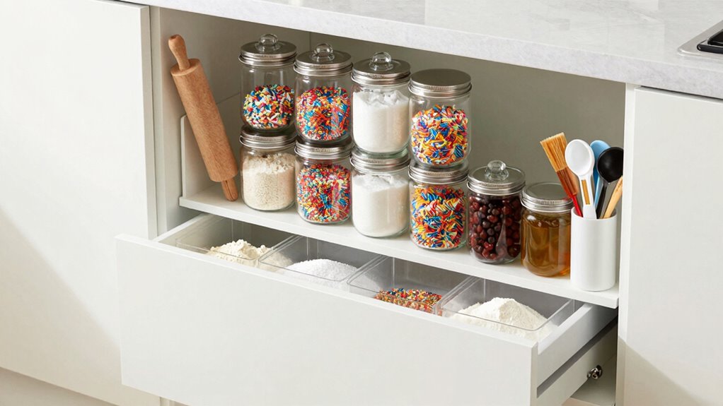 efficient accessible baking storage