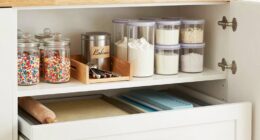 efficient baking supplies storage