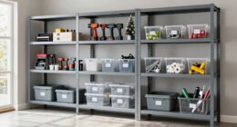 efficient garage storage organization