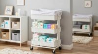 efficient multi room diaper organization