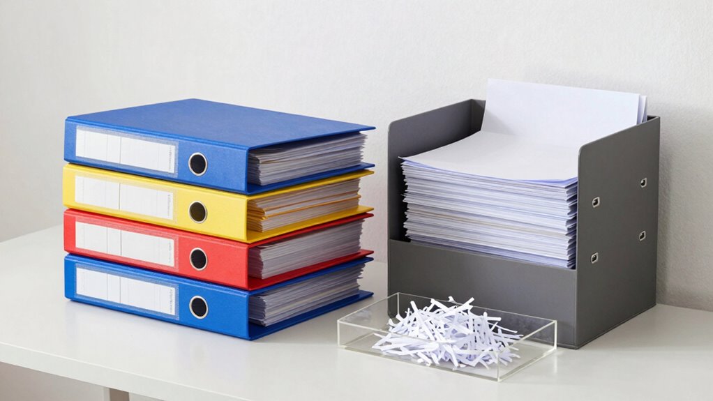 efficient paper organization system