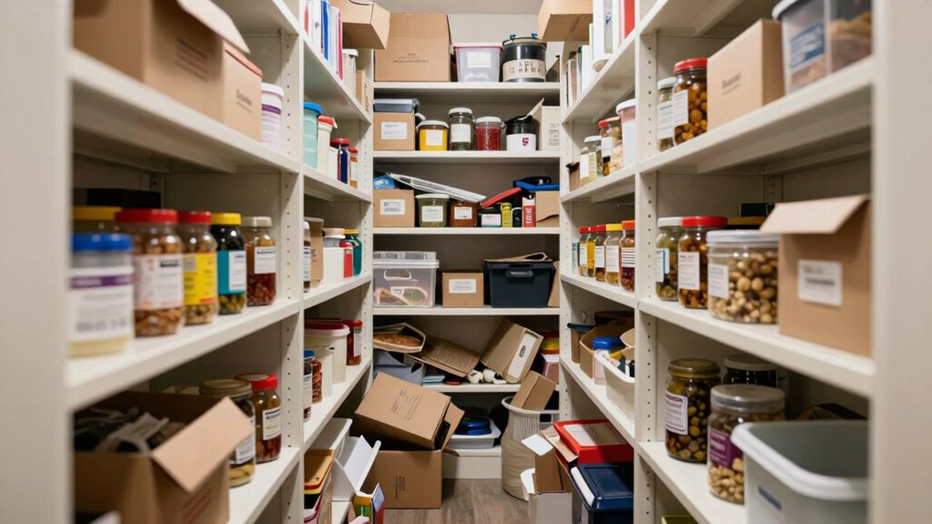 efficient small pantry organization