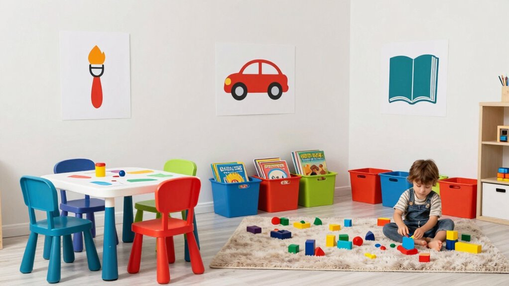engaging visual cleanup zones