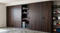 enhanced garage storage organization