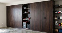 enhanced garage storage organization