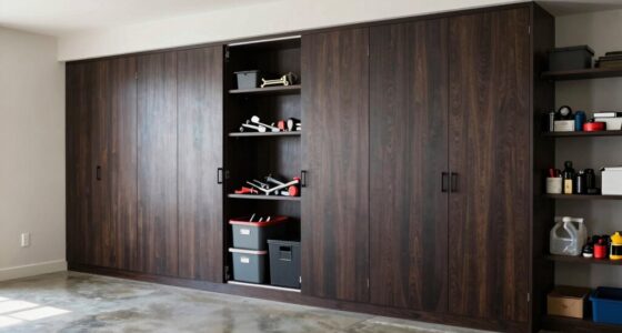enhanced garage storage organization