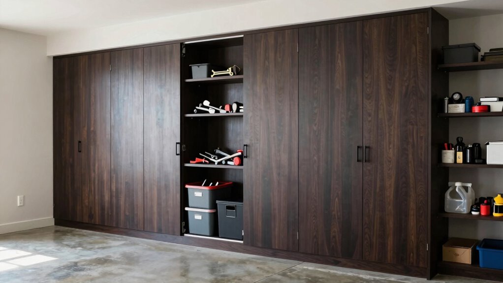 enhanced garage storage organization