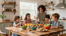 family friendly snack station