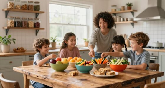 family friendly snack station