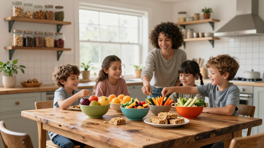 family friendly snack station