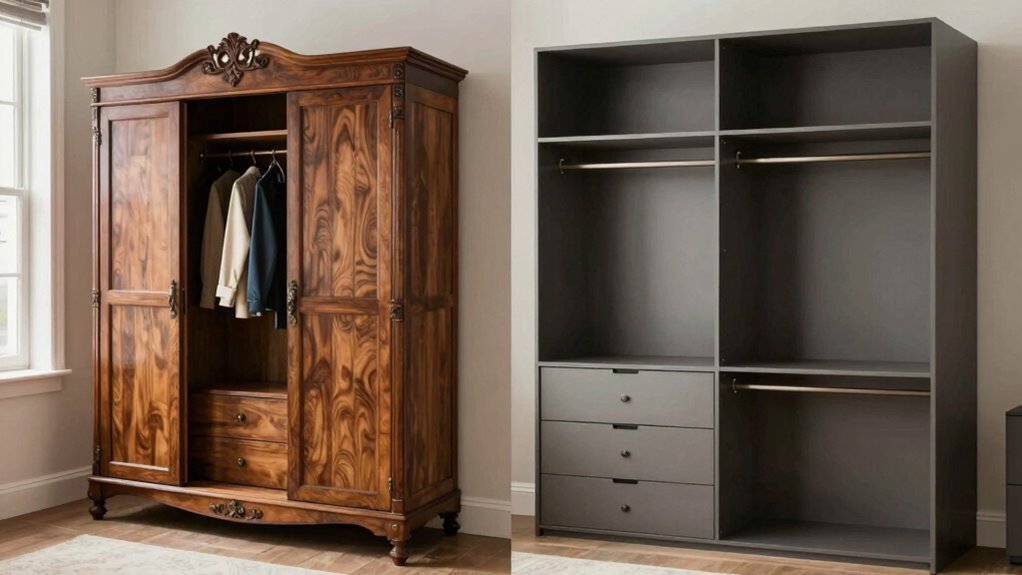 flexible space efficient wardrobe options