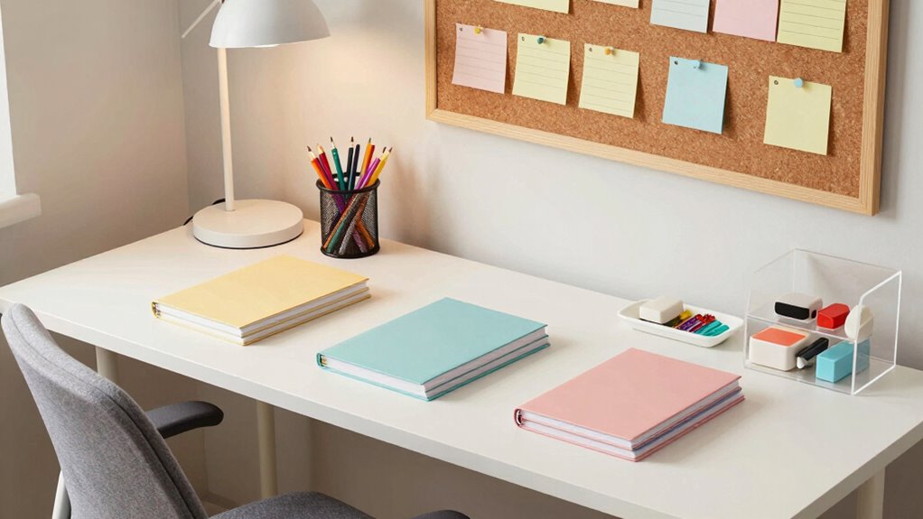 interactive organized homework station