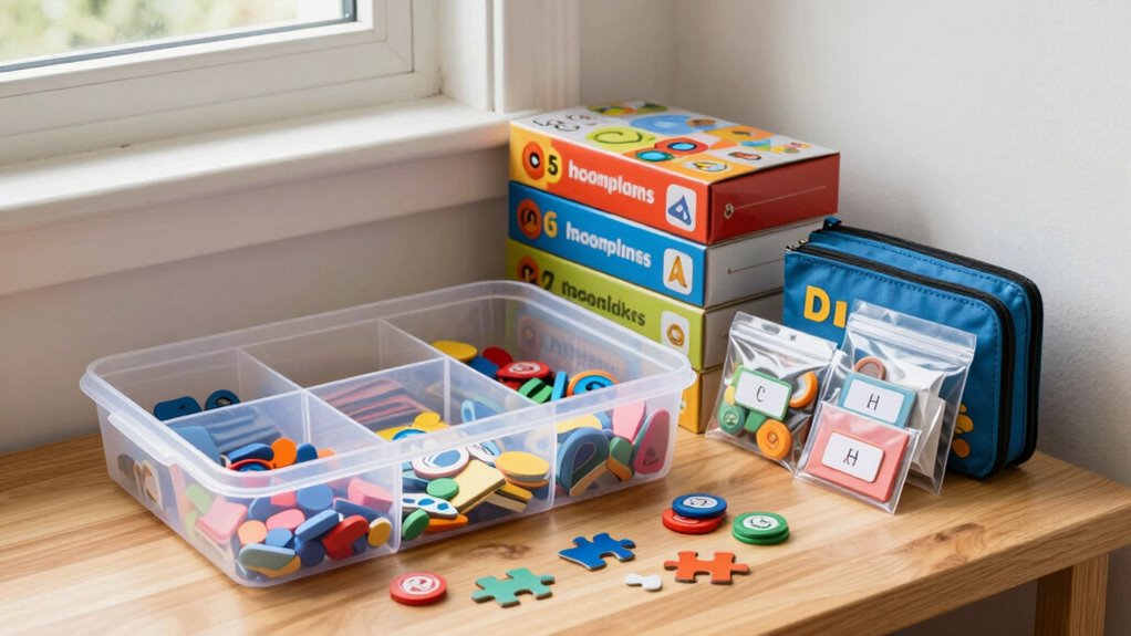 keep game pieces organized