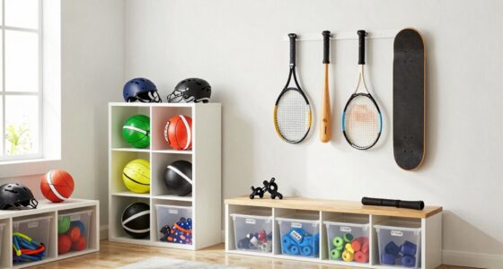 kids sports gear organization