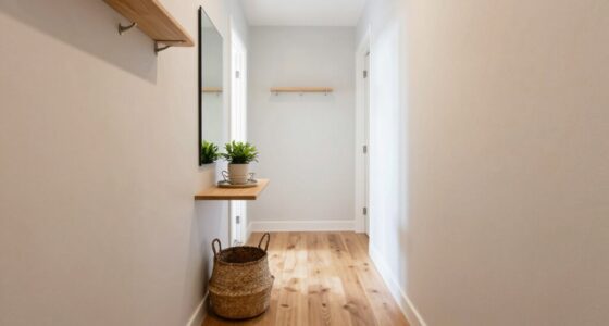 maximize space in entryway