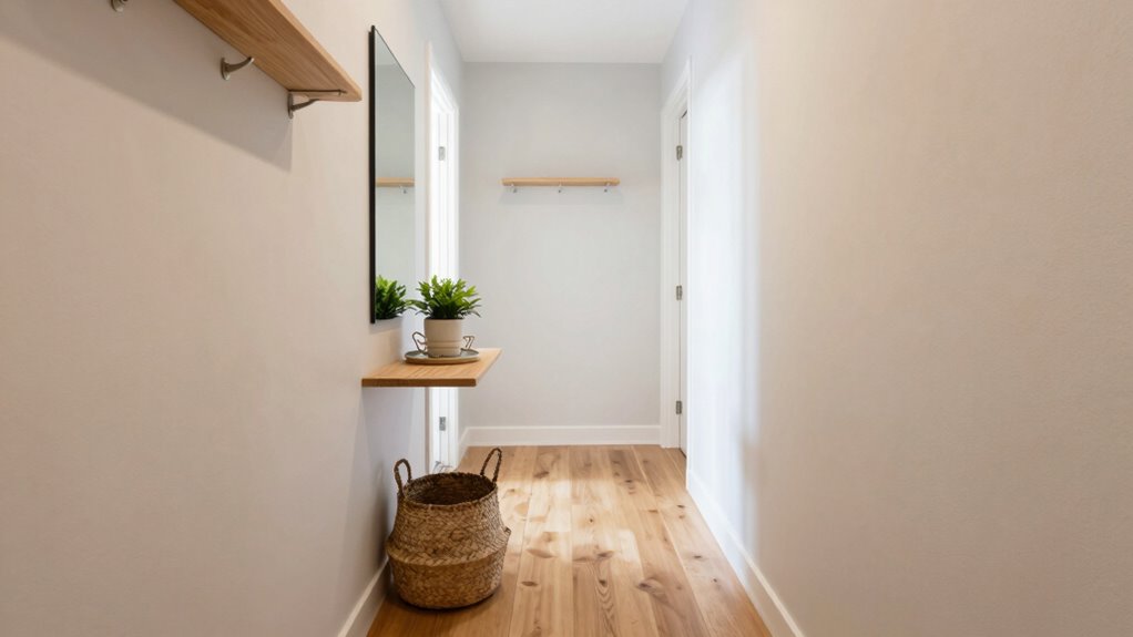 maximize space in entryway