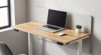 maximize space with foldable desks