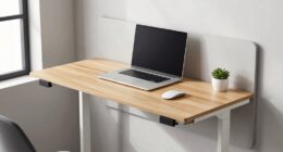 maximize space with foldable desks