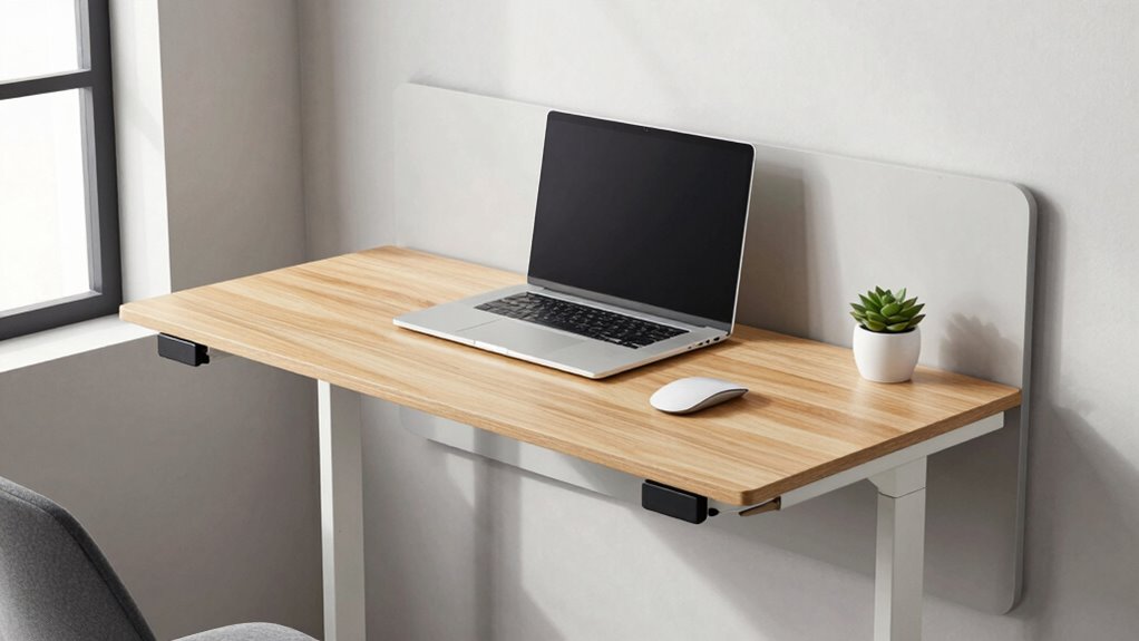 maximize space with foldable desks