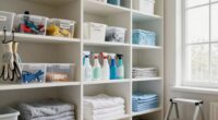 maximize utility closet organization