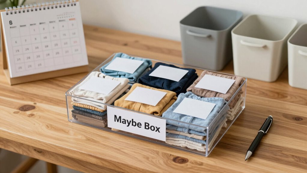 maybe box for decluttering