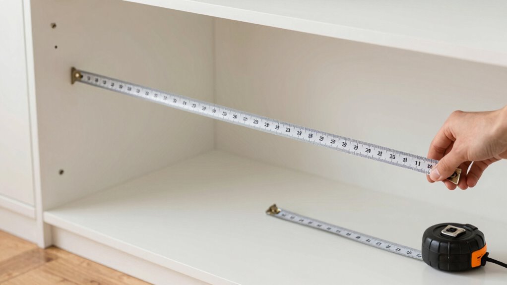 measure closet dimensions accurately
