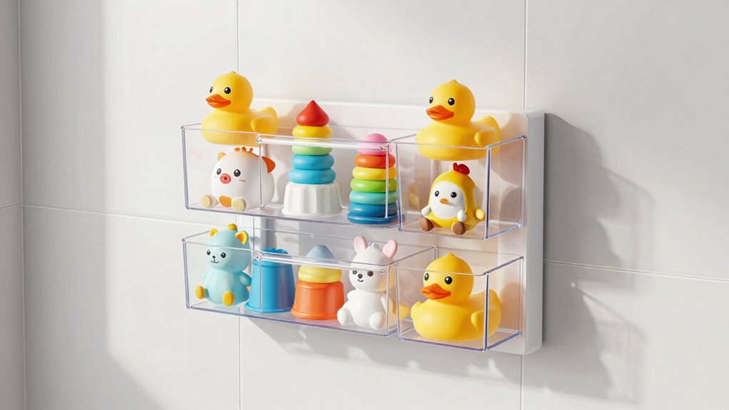 mold free bath toy storage