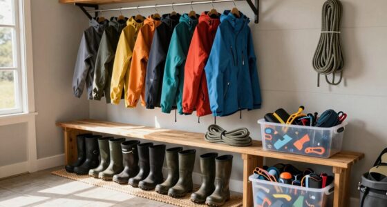 mud free outdoor gear storage