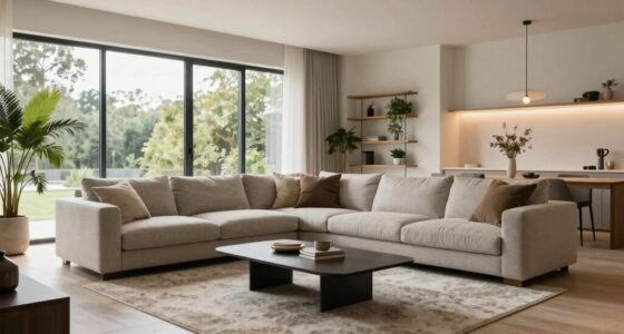 open space living layout