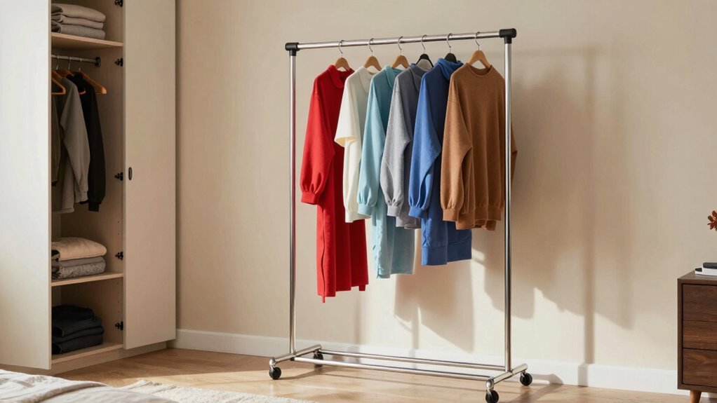 open storage for clothing