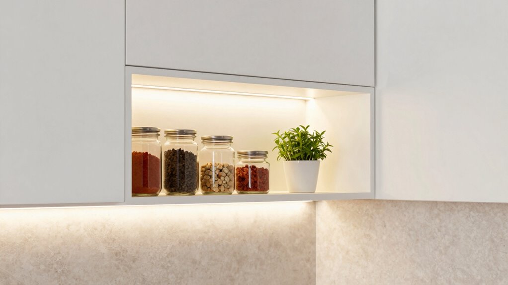 optimal cabinet shelf arrangement