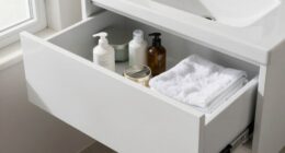 optimize bathroom storage space
