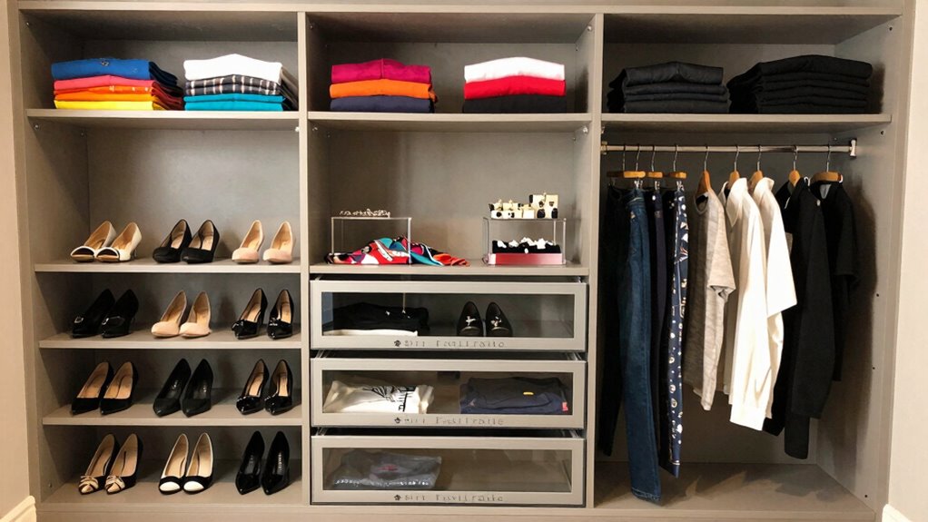 optimize closet space efficiently