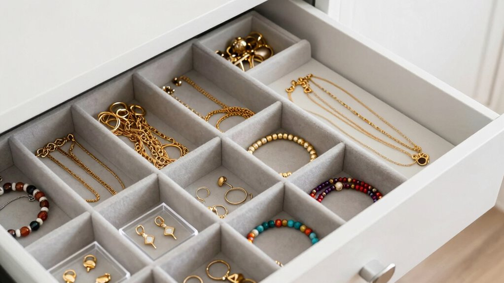 organize accessories neatly efficiently