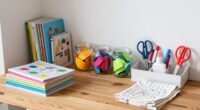 organize craft supplies efficiently