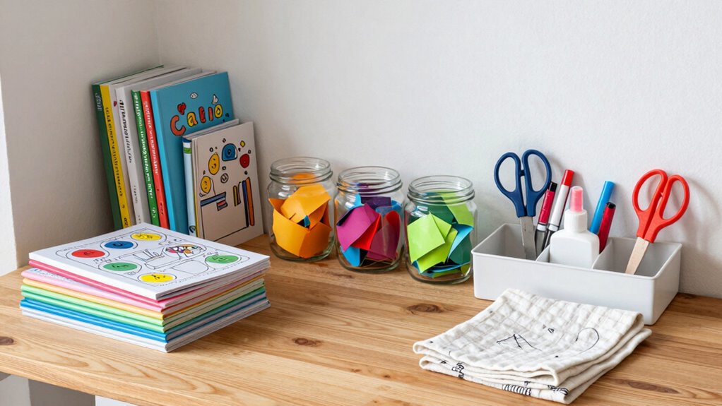 organize craft supplies efficiently