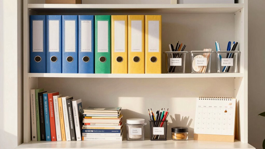 organize for quick retrieval