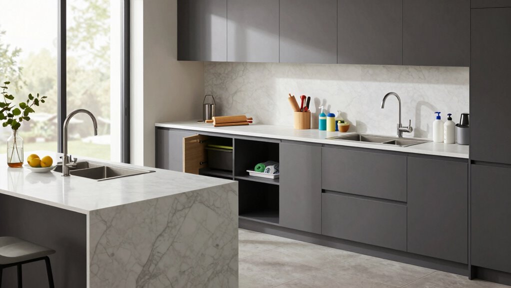 organize kitchen zones efficiently