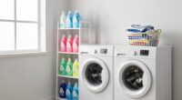 organize laundry supplies efficiently