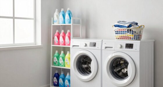 organize laundry supplies efficiently