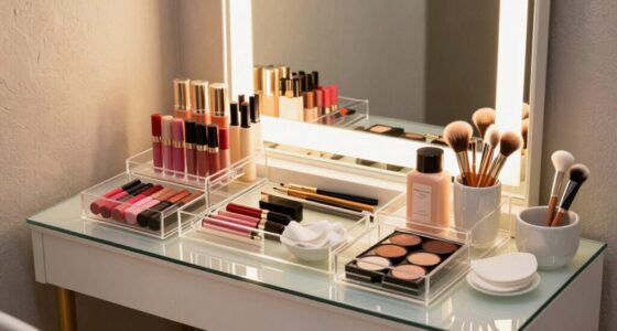 organize makeup keep favorites
