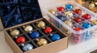 organize ornaments for easy decorating