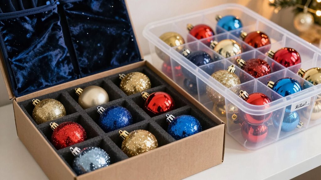 organize ornaments for easy decorating