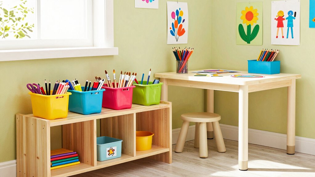 organized accessible fun art space