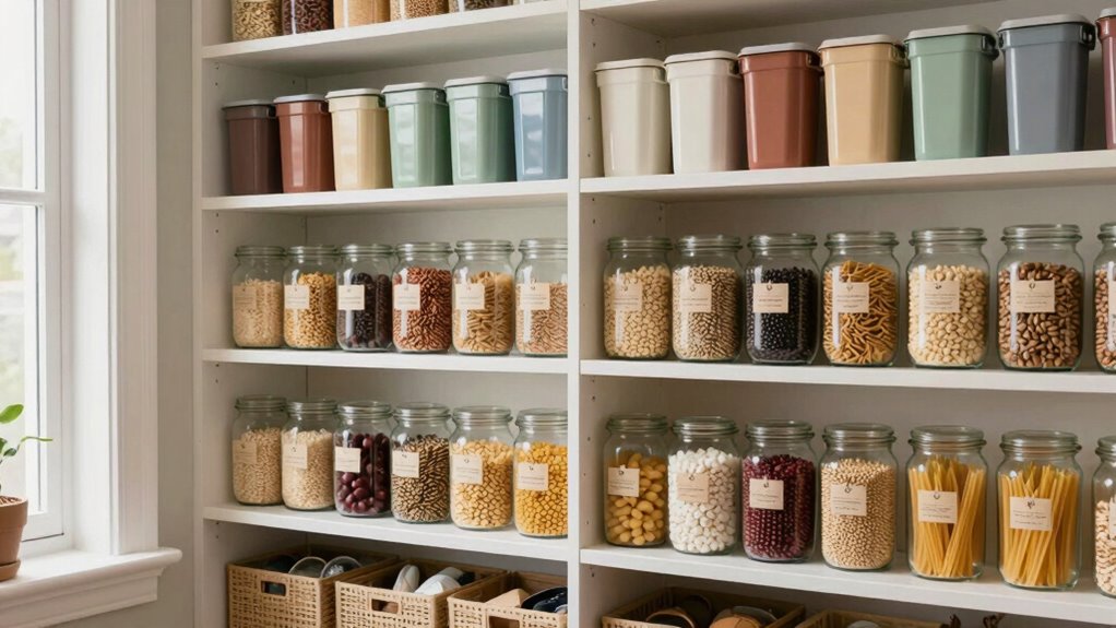 organized bulk grocery storage