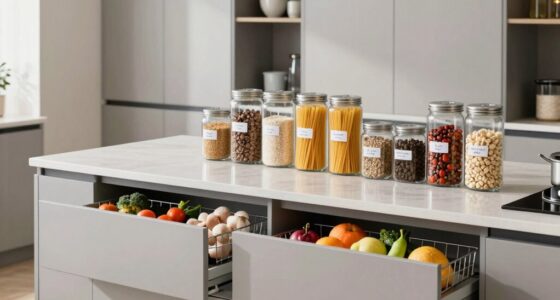 organized bulk grocery storage