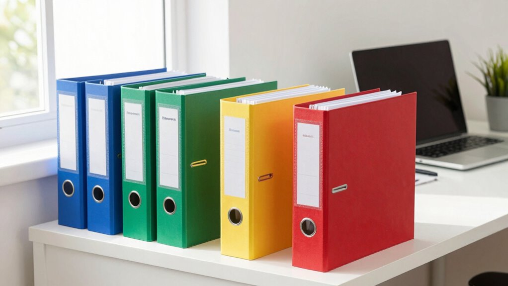 organized digital and physical files