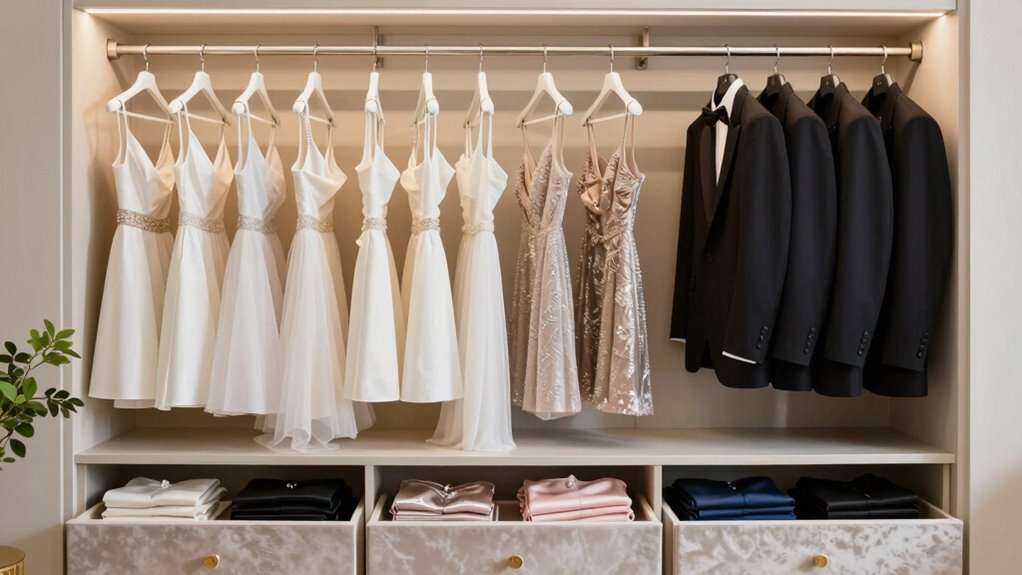 organized elegant occasion storage