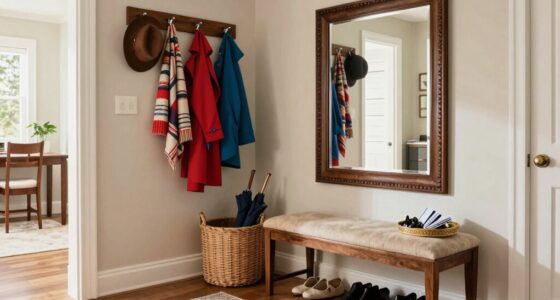 organized entryway storage solution