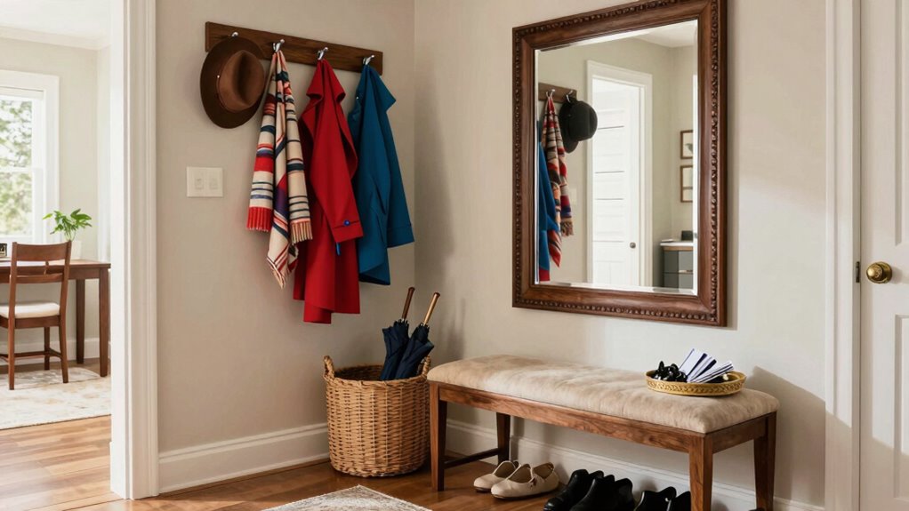 organized entryway storage solution